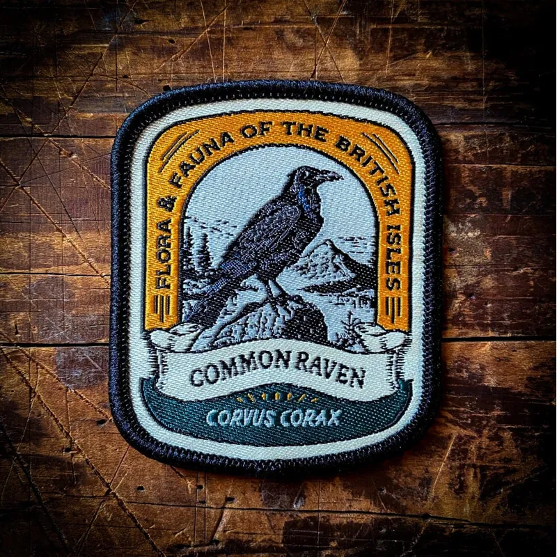Common Raven Patch - Adventure Patch Co.
